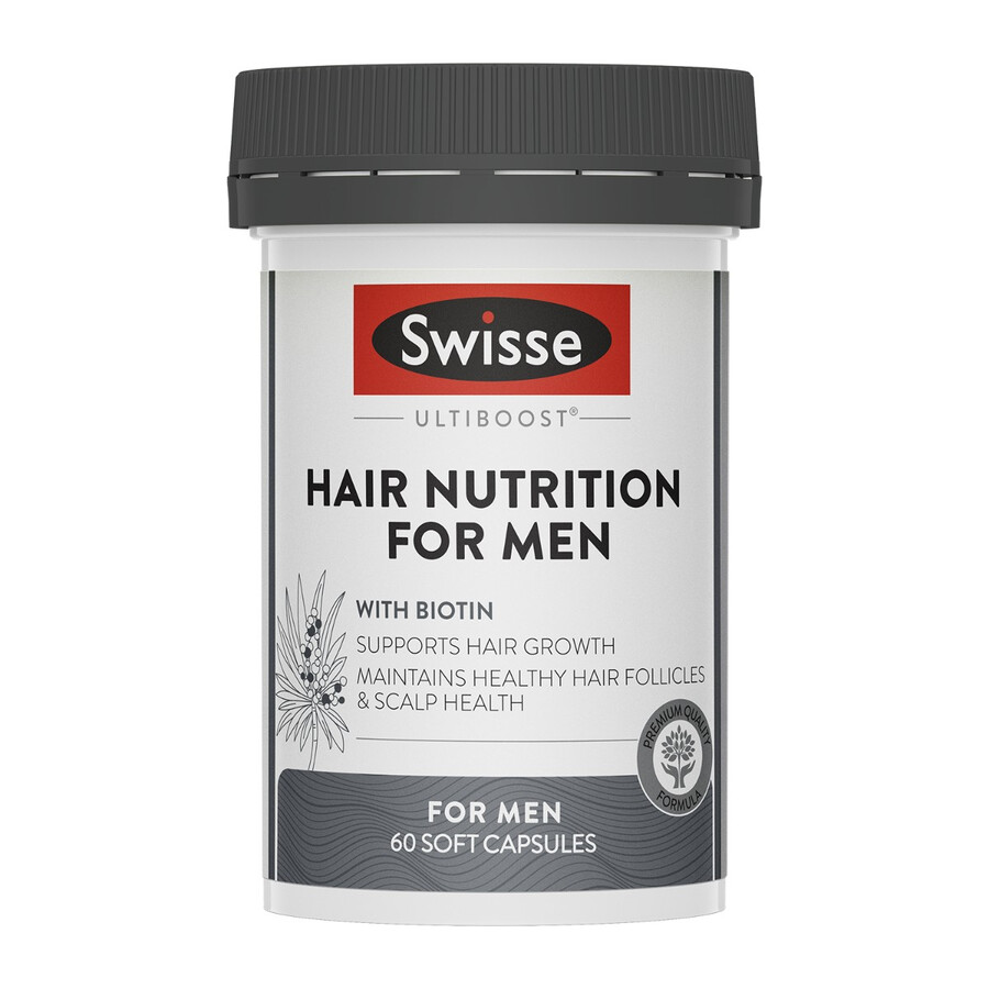 swisse ultiboost hair nutrition for men hair growth support