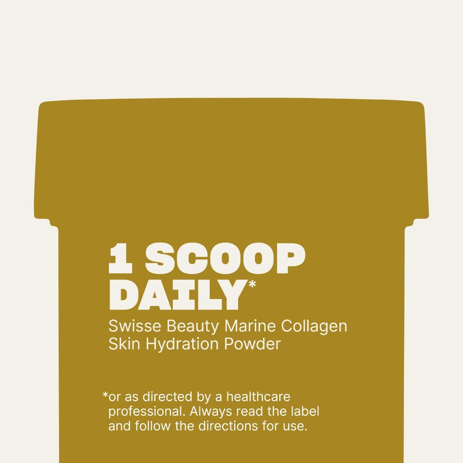 swisse beauty marine collagen skin hydration unflavoured powder