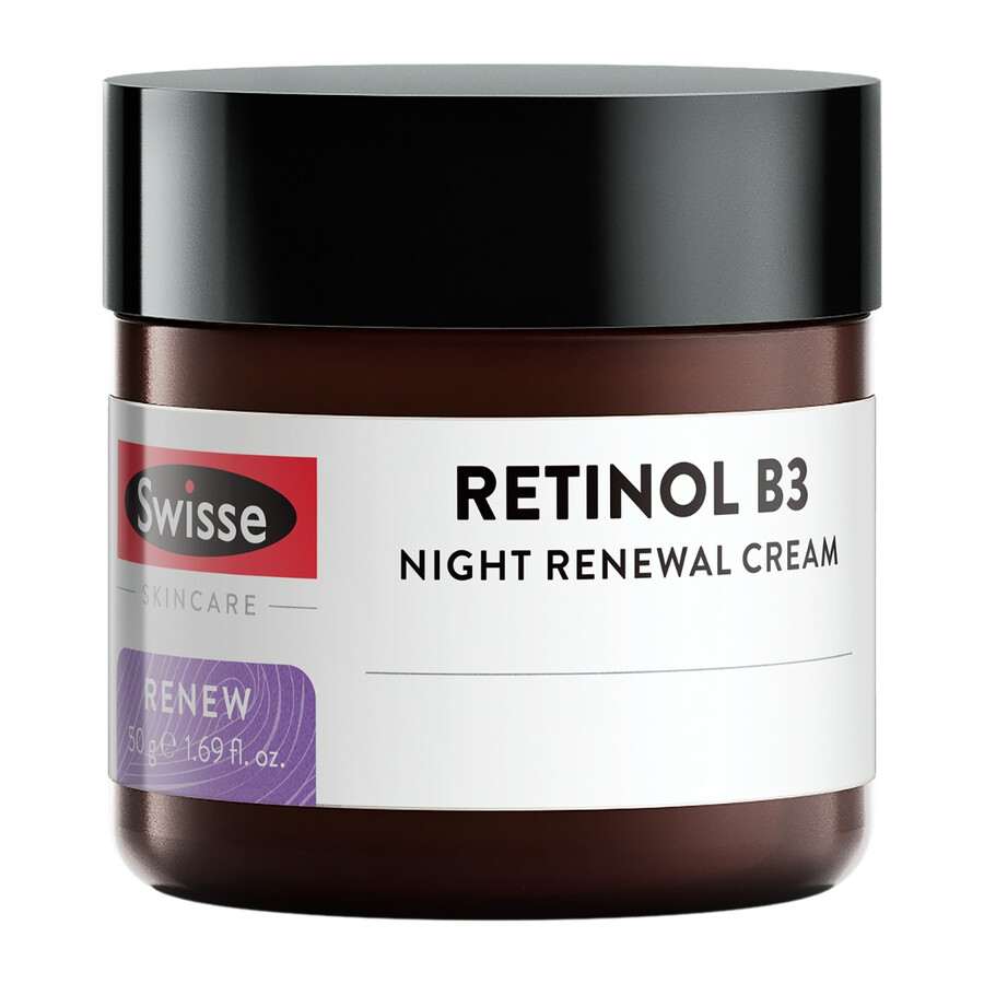 swisse skincare retinol b3 night renewal cream renew