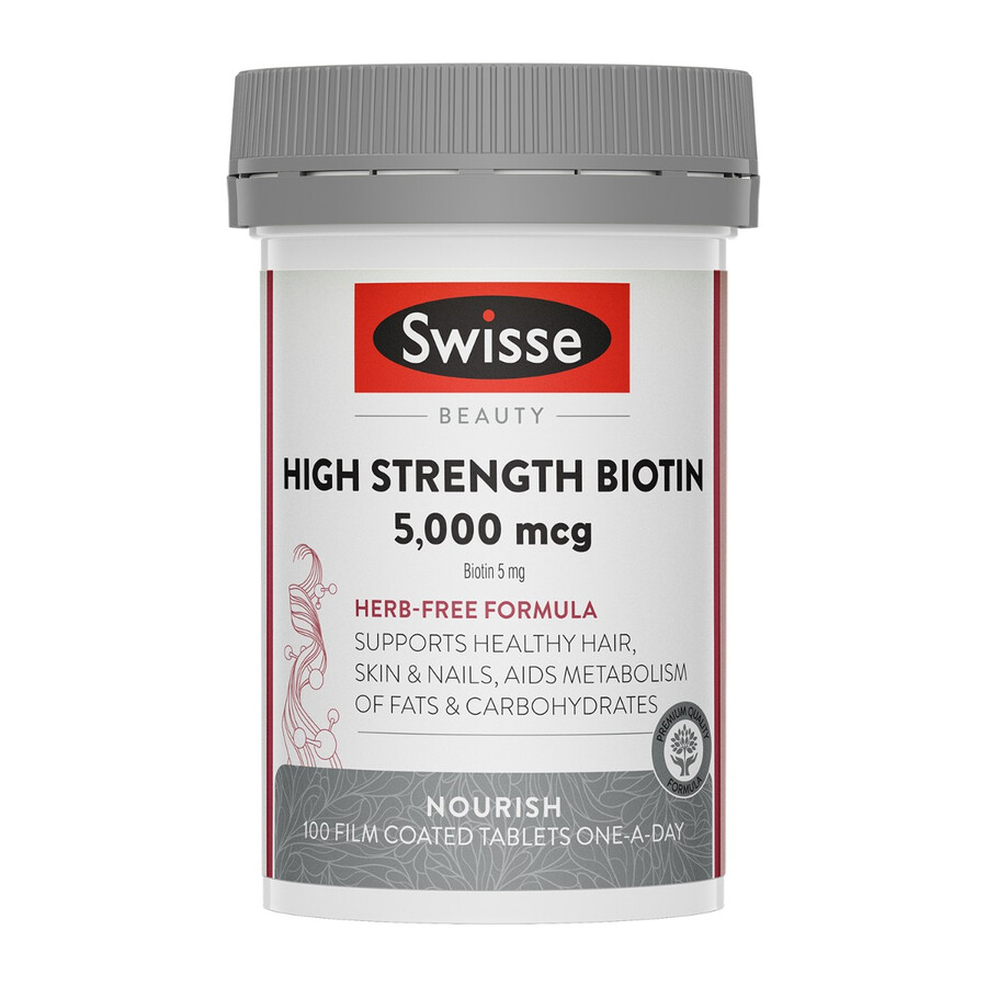 swisse beauty high strength biotin herb-free formula
