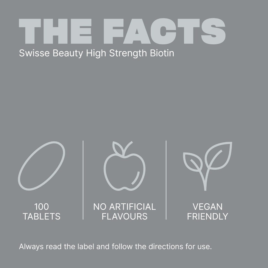 swisse beauty high strength biotin herb-free formula