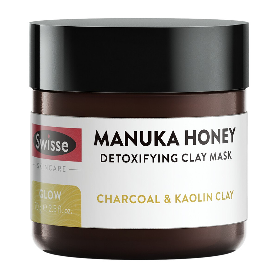 swisse skincare manuka honey detoxifying clay mask with charcoal