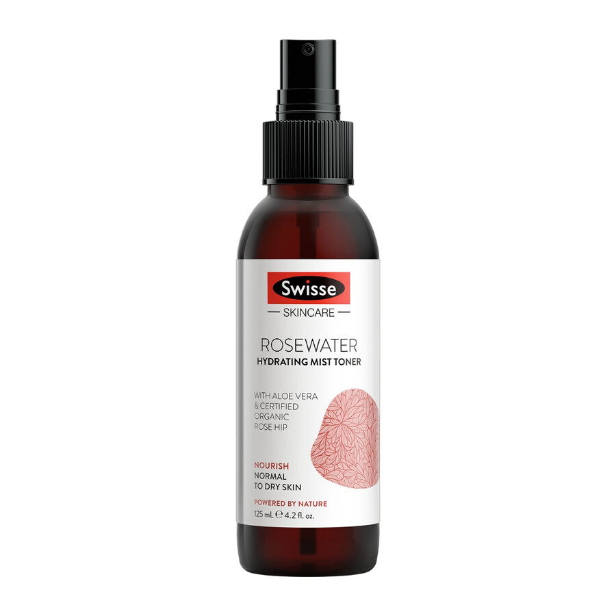 swisse skincare rosewater hydrating mist toner nourish
