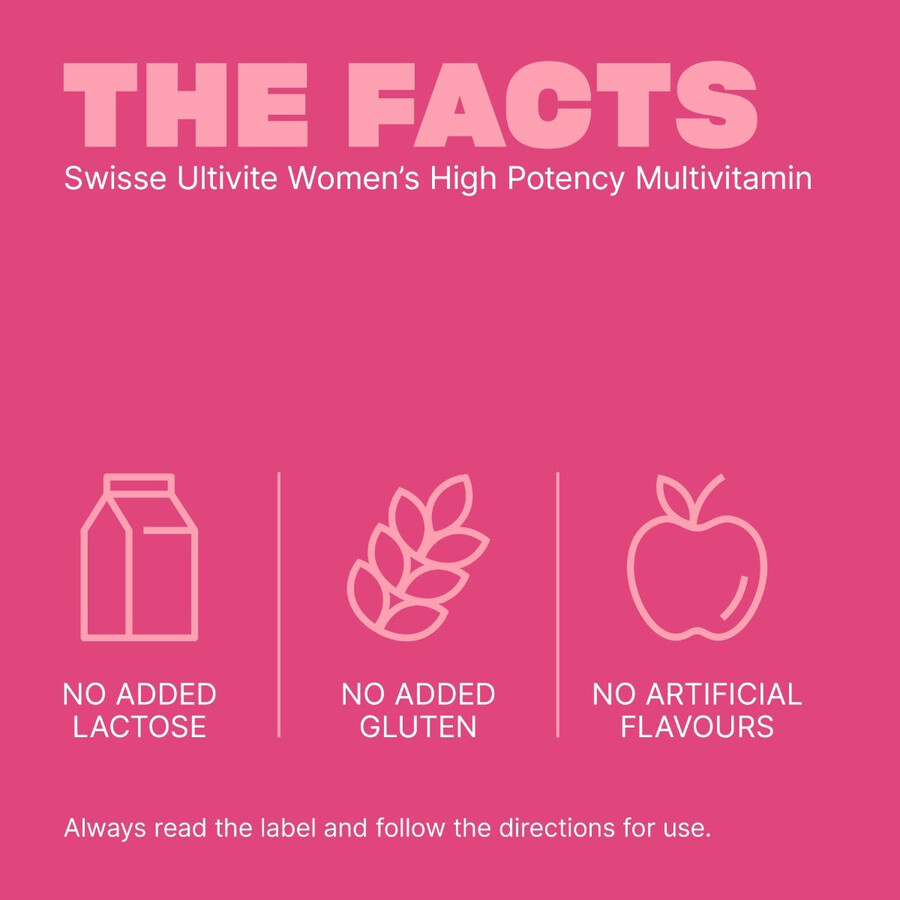 swisse ultivite womens high potency multivitamin