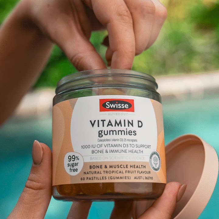 swisse ultiboost vitamin d gummies bone immune system health support