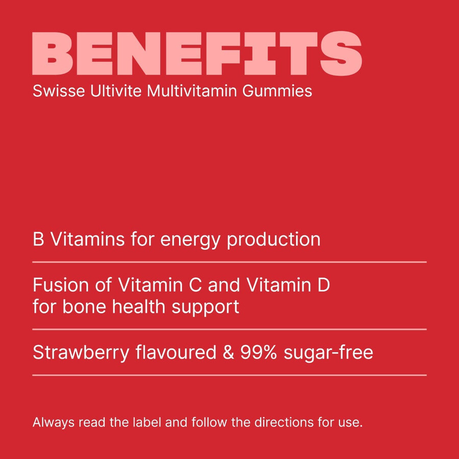 swisse ultivite multivitamin gummies immune system health support