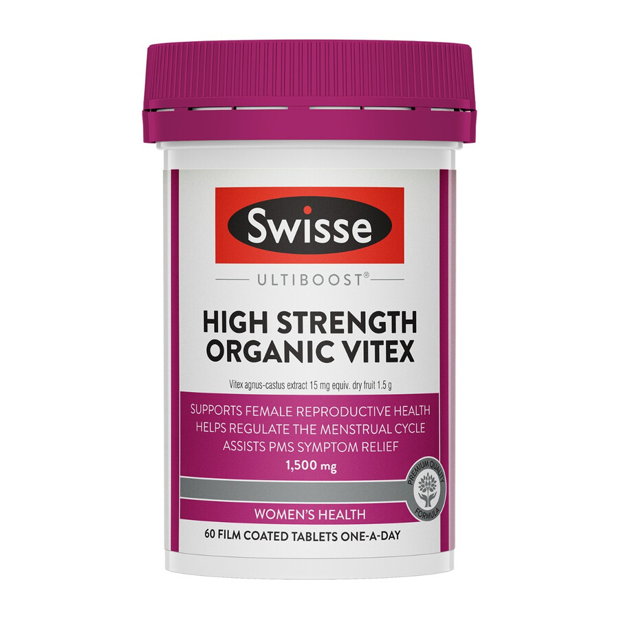 swisse ultiboost high strength organic vitex pms relief