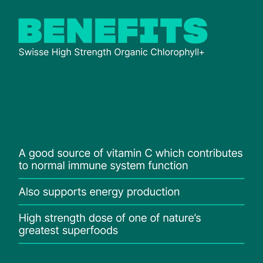 swisse high strength chlorophyll chlorella superfood