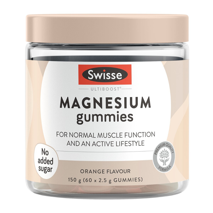 swisse ultiboost magnesium gummies muscle function support