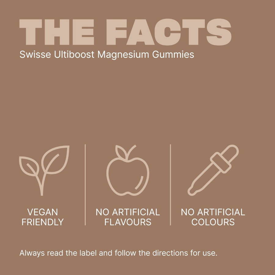 swisse ultiboost magnesium gummies muscle function support