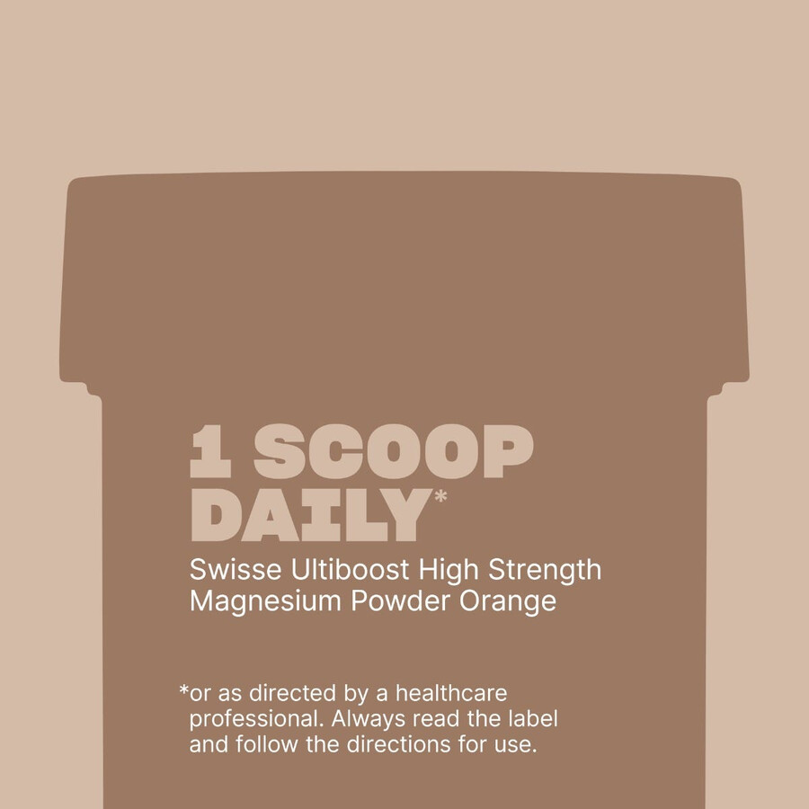swisse ultiboost high strength magnesium powder orange