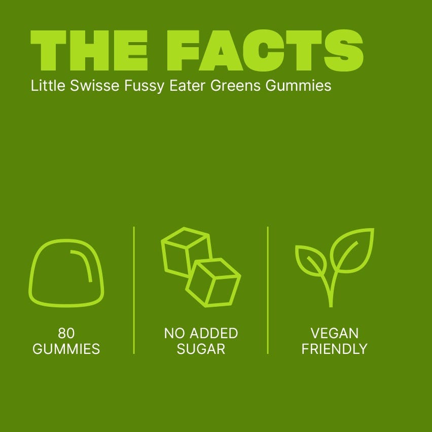 little swisse fussy eater greens gummies