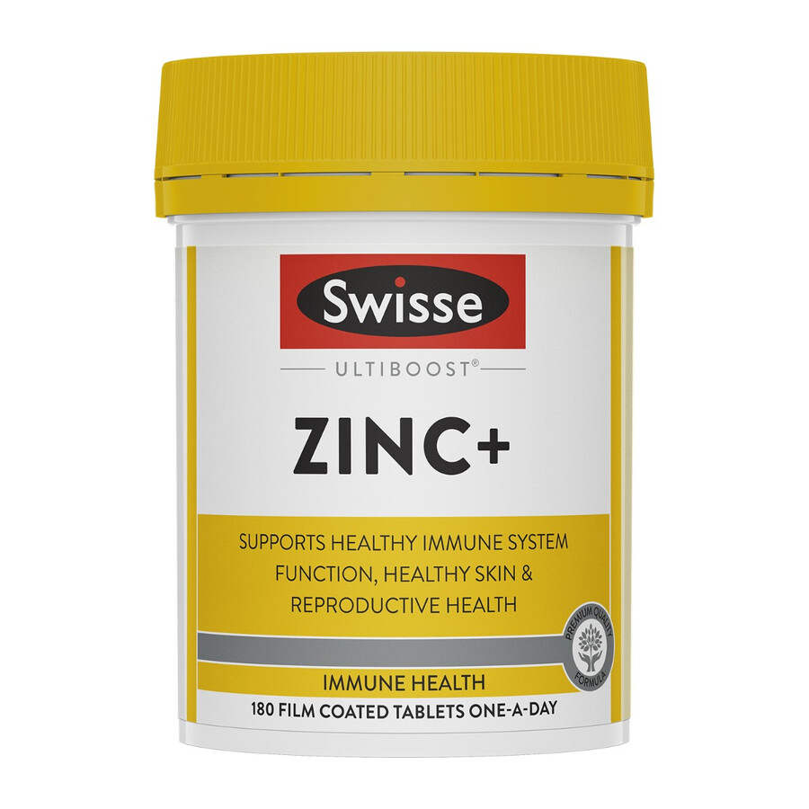 swisse ultiboost zinc immune skin reproductive health support