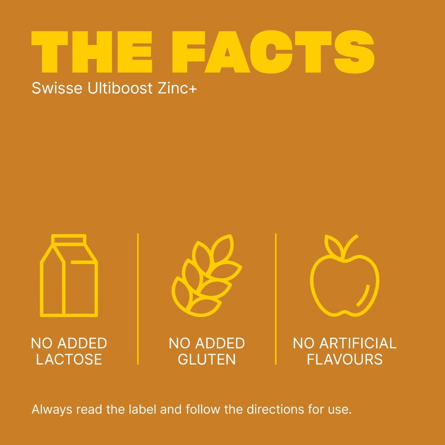 swisse ultiboost zinc immune skin reproductive health support