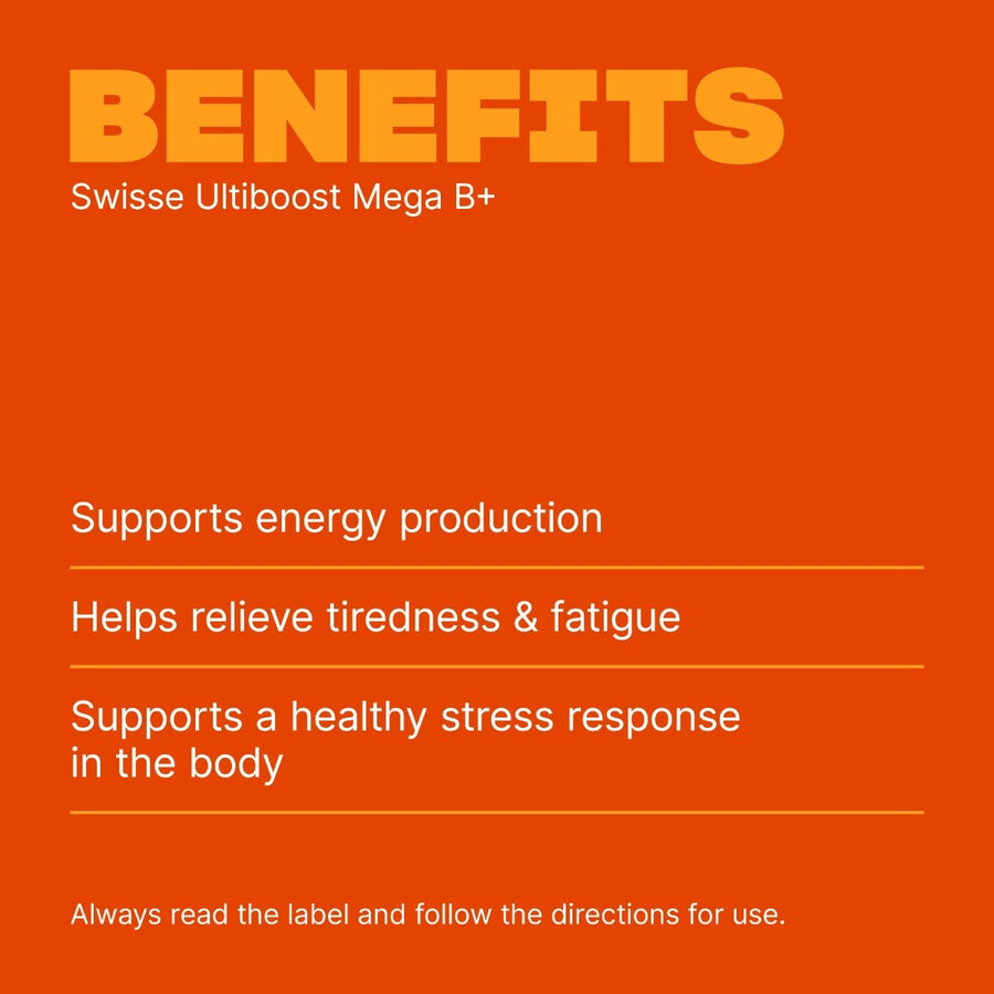 swisse ultiboost mega b high potency b complex