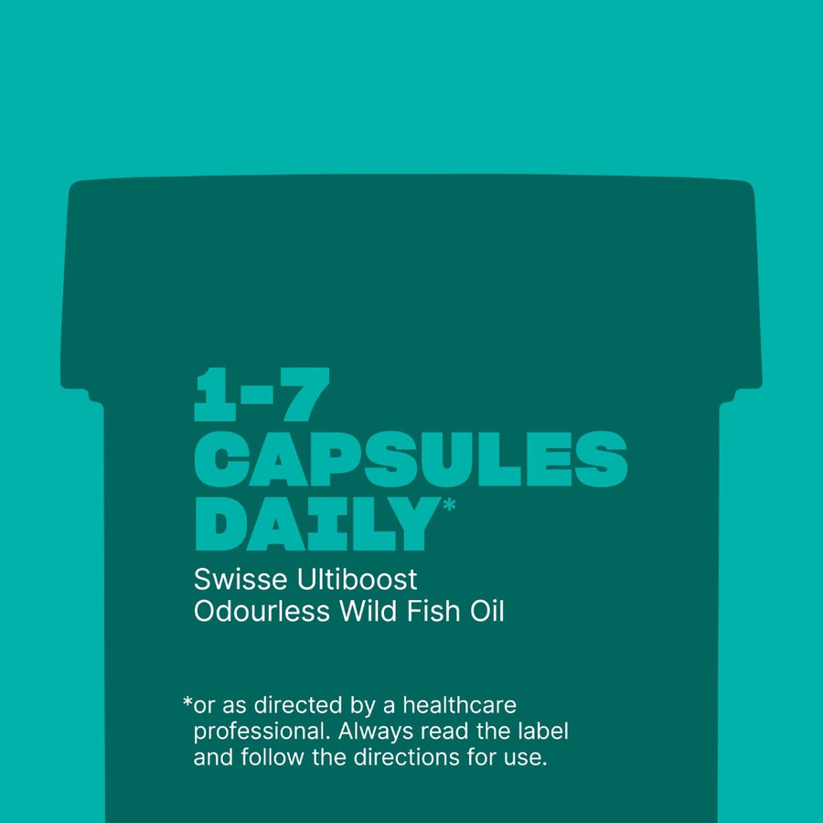 swisse ultiboost odourless wild fish oil 1000mg omega-3