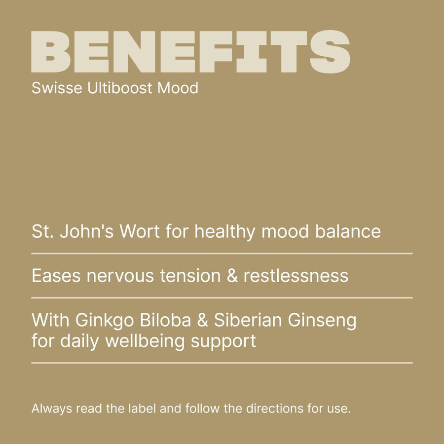 swisse ultiboost mood healthy mood balance support