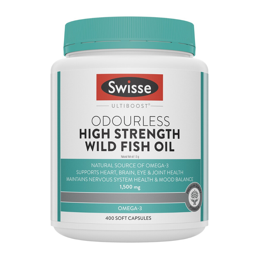 swisse ultiboost odourless high strength wild fish oil