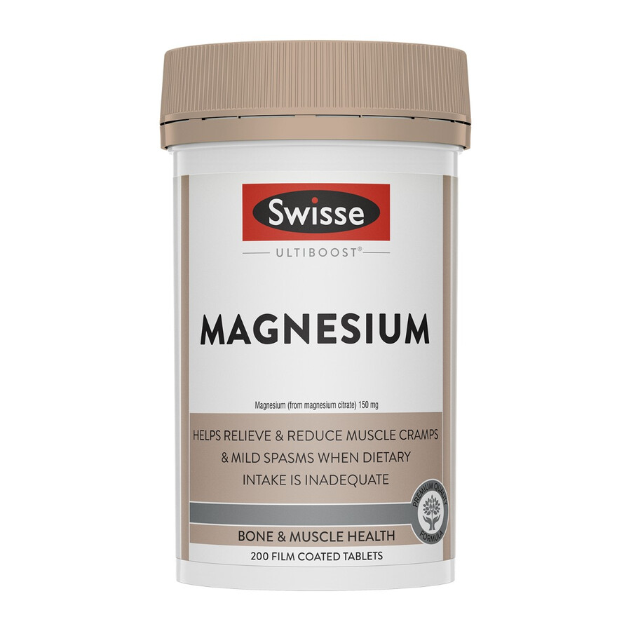 swisse ultiboost magnesium healthy muscle function support