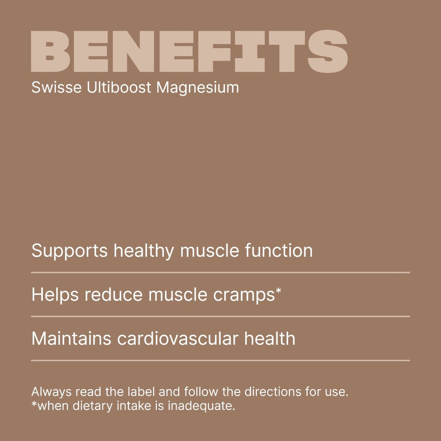 swisse ultiboost magnesium healthy muscle function support