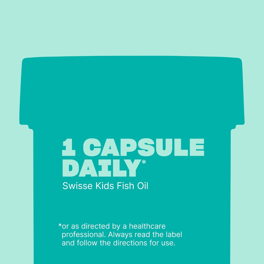 swisse kids fish oil brain development eye health support
