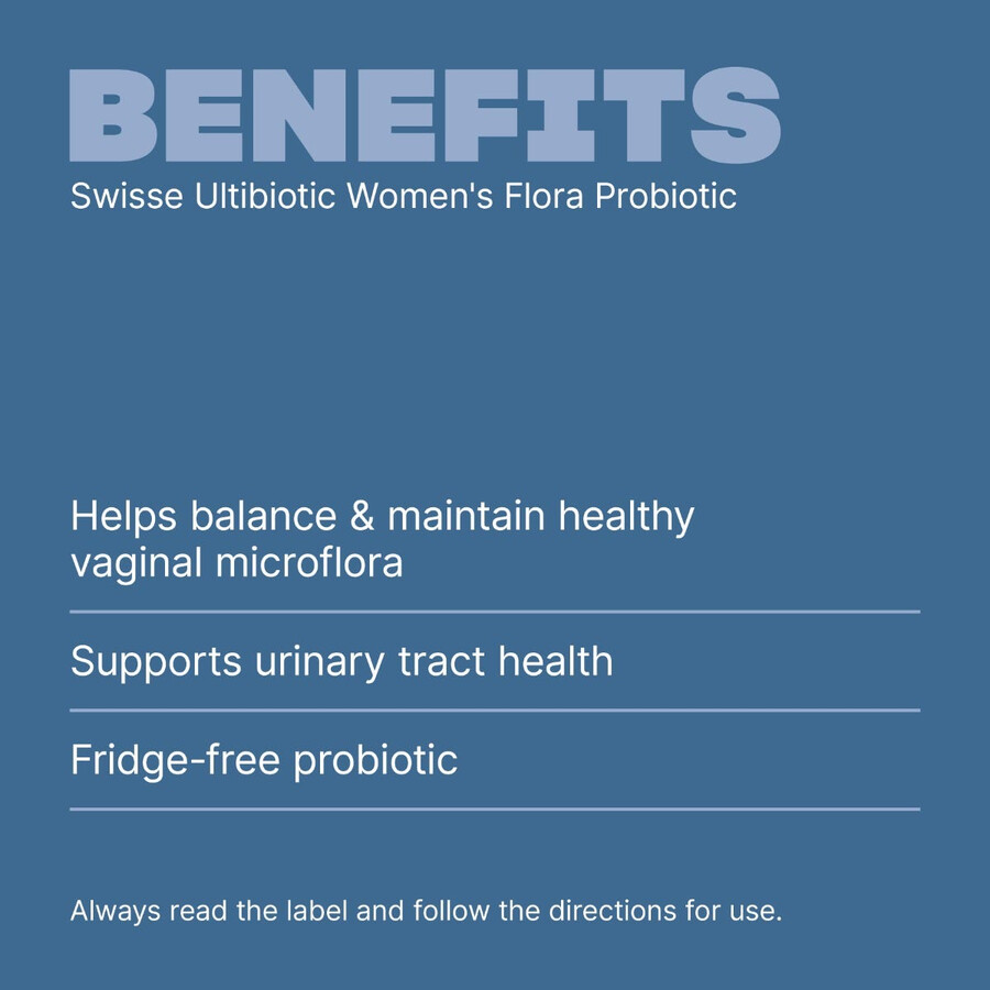 swisse ultibiotic womens flora probiotic vaginal health support