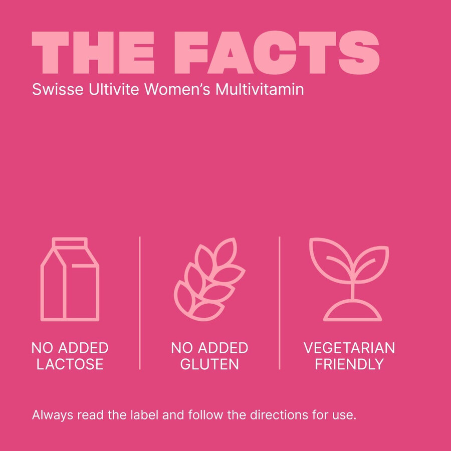 swisse ultivite womens multivitamin energy production support