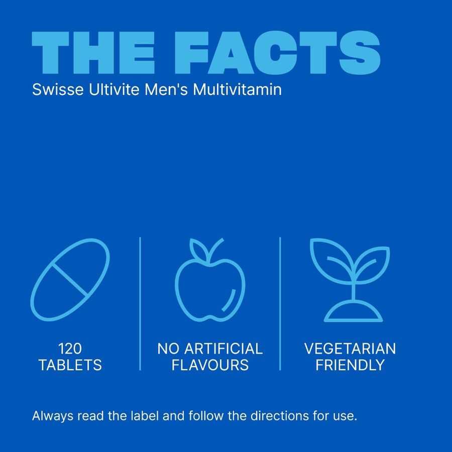 swisse ultivite mens multivitamin energy production support