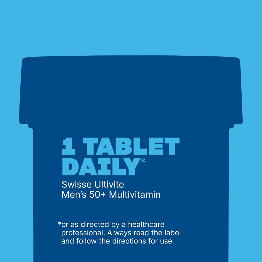 swisse ultivite mens 50 multivitamin energy production support