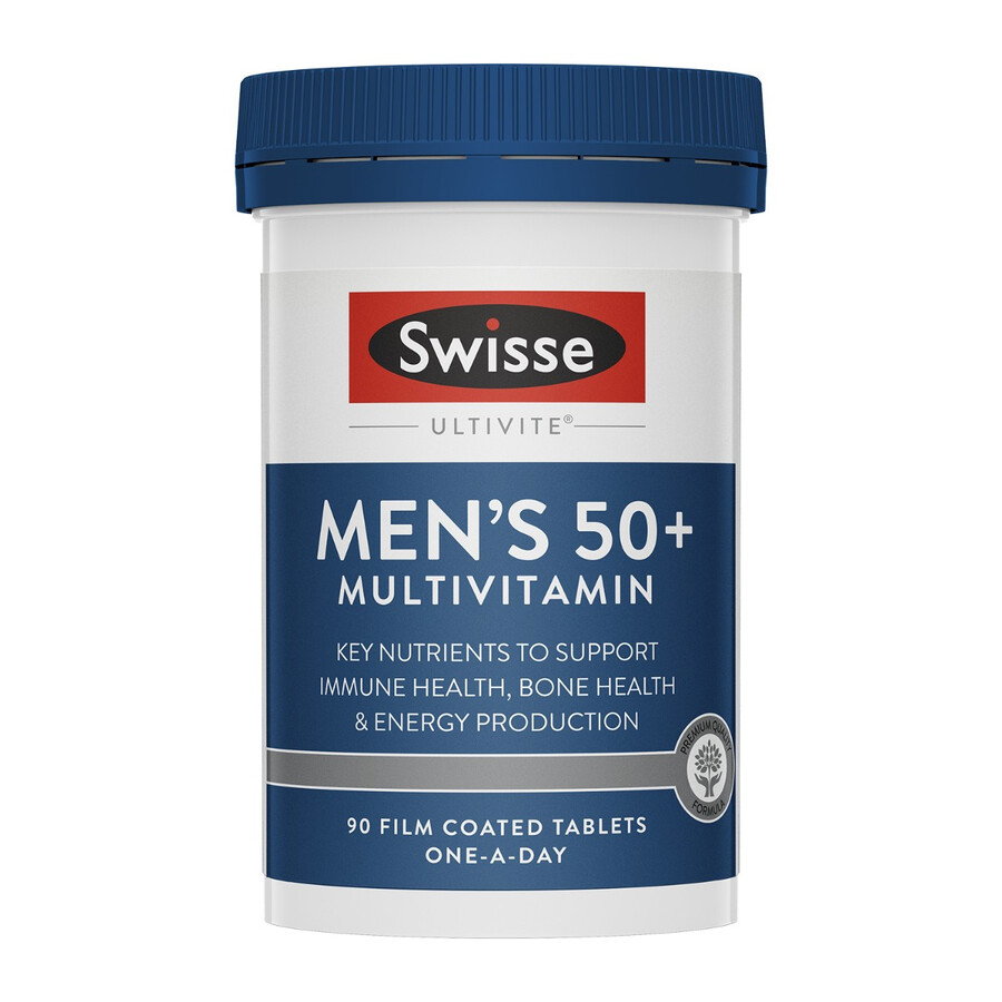 swisse ultivite mens 50 multivitamin energy production support