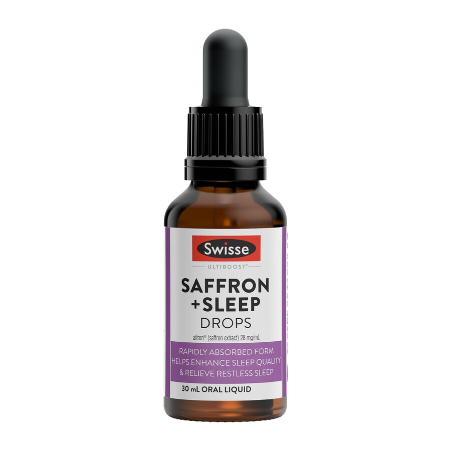 swisse ultiboost saffron sleep drops rapidly absorbed form