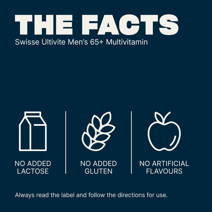 swisse ultivite mens ultivite 65 multivitamin mens health