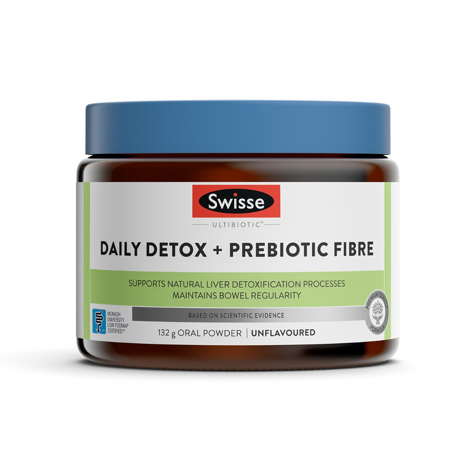 swisse ultibiotic daily detox prebiotic fibre powder with sunfiber