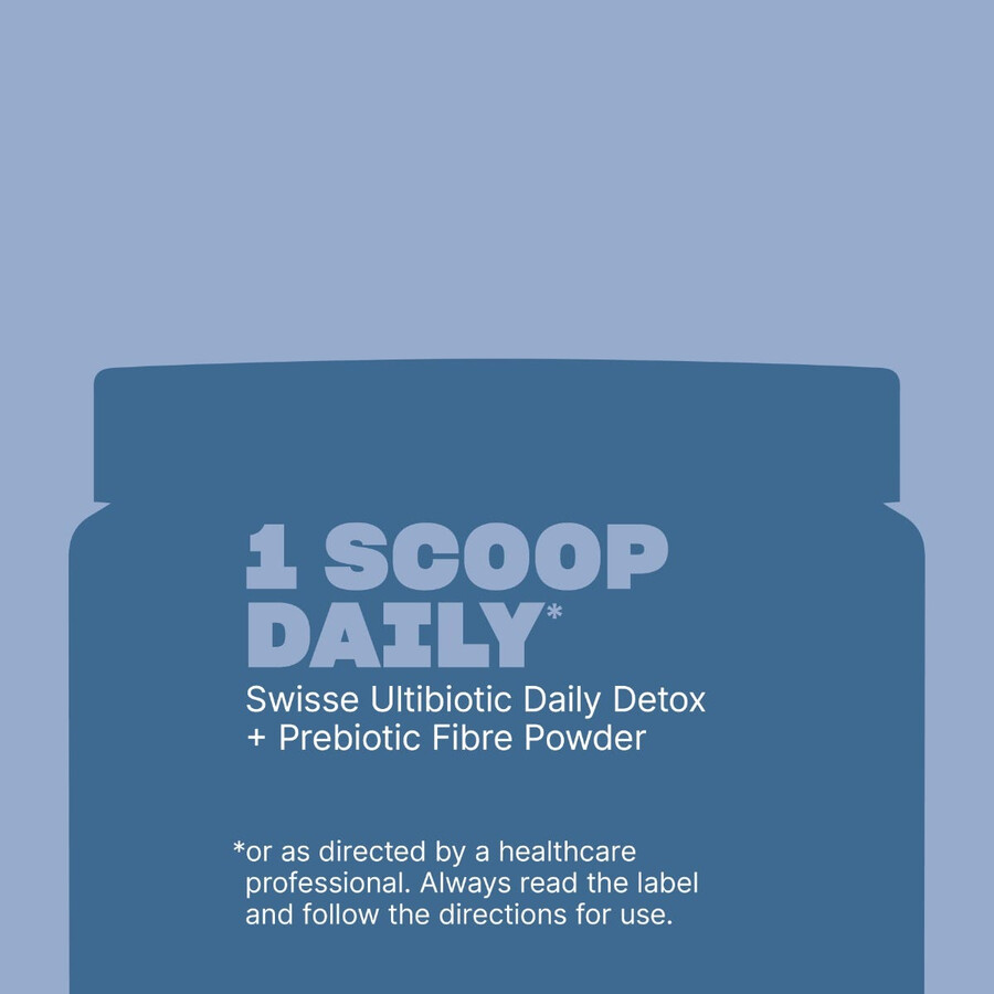 swisse ultibiotic daily detox prebiotic fibre powder with sunfiber