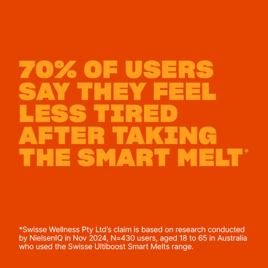 swisse ultiboost energy boost smart melt caffeine free